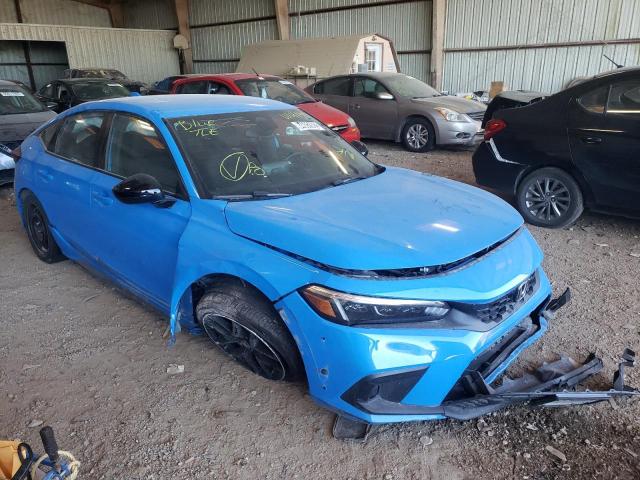 19XFL2H86NE004138 - 2022 HONDA CIVIC SPOR BLUE photo 1