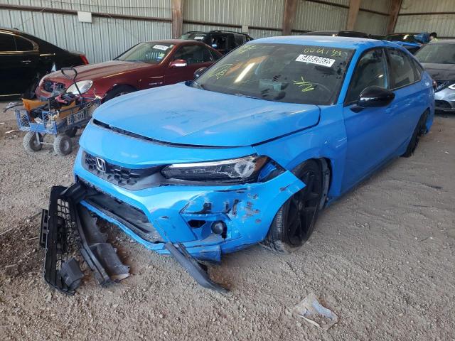 19XFL2H86NE004138 - 2022 HONDA CIVIC SPOR BLUE photo 2