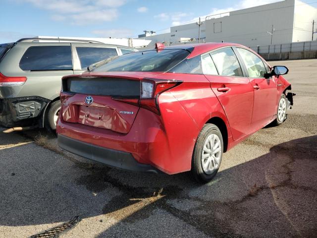 JTDKARFU0L3120095 - 2020 TOYOTA PRIUS L RED photo 4