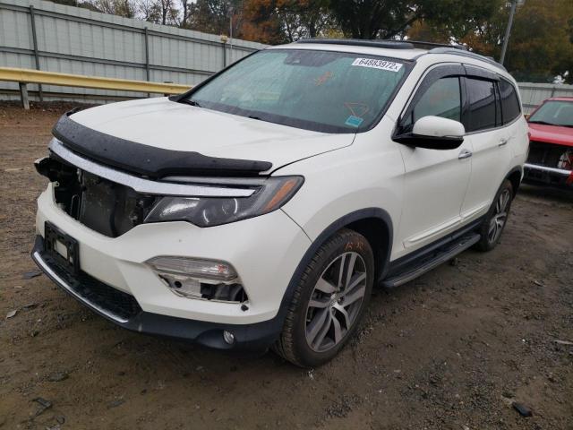 5FNYF6H00HB076033 - 2017 HONDA PILOT ELIT WHITE photo 2