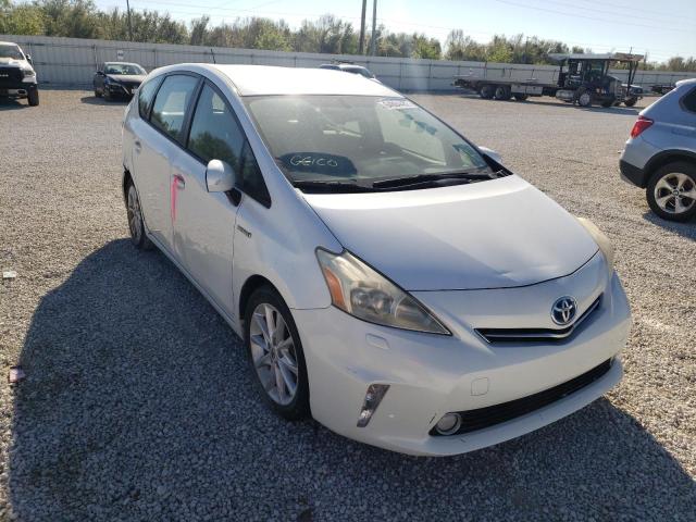 JTDZN3EU8C3086442 - 2012 TOYOTA PRIUS V WHITE photo 1