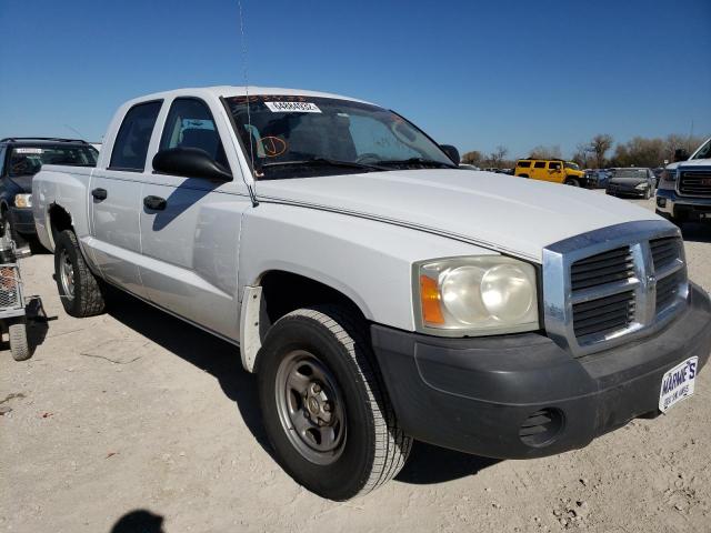 1D7HE28K36S533453 - 2006 DODGE DAKOTA QUA WHITE photo 1