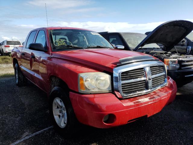 1D7HE48K36S517779 - 2006 DODGE DAKOTA QUA RED photo 1