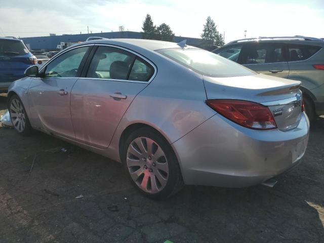 W04G15GV0B1056974 - 2011 BUICK REGAL CXL SILVER photo 3