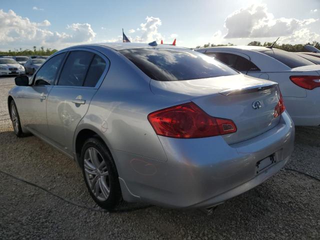 JN1DV6AR6CM730613 - 2012 INFINITI G25 SILVER photo 3