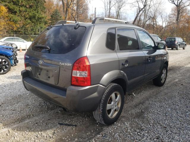 KM8JM12B47U527180 - 2007 HYUNDAI TUCSON GRAY photo 4