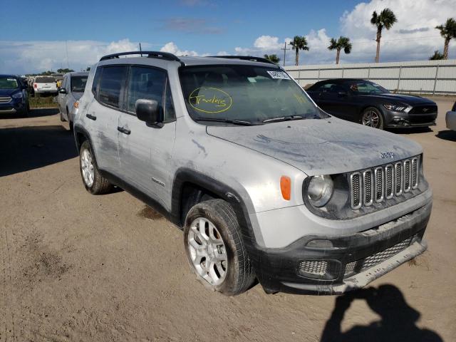 ZACCJBAB1JPJ21506 - 2018 JEEP RENEGADE S Gümüş foto 1