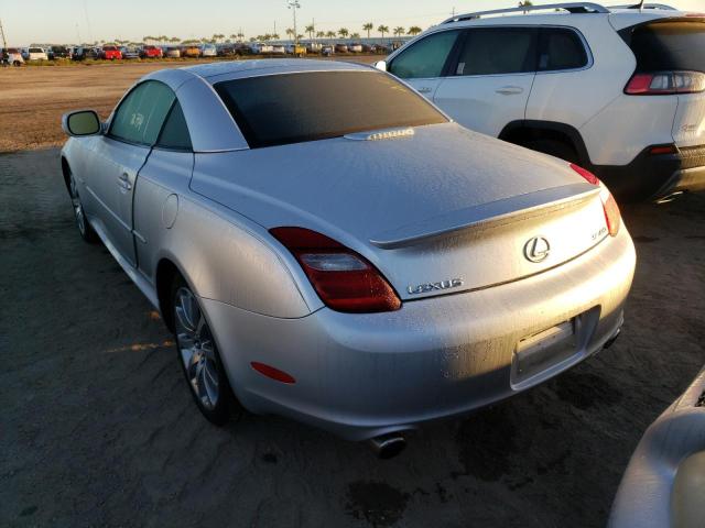 JTHFN45Y399020672 - 2009 LEXUS SC 430 SILVER photo 3