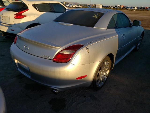 JTHFN45Y399020672 - 2009 LEXUS SC 430 SILVER photo 4