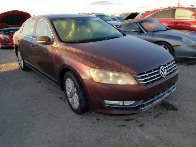 1VWCP7A32DC083121 - 2013 VOLKSWAGEN PASSAT SEL BURGUNDY photo 1