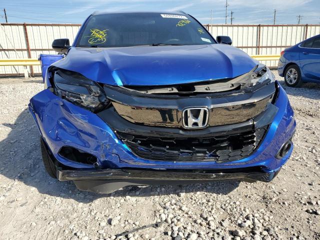 3CZRU5H12MM702386 - 2021 HONDA HR-V SPORT BLUE photo 9