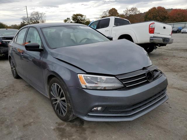 3VWD17AJ6GM249678 - 2016 VOLKSWAGEN JETTA SPOR GRAY photo 1