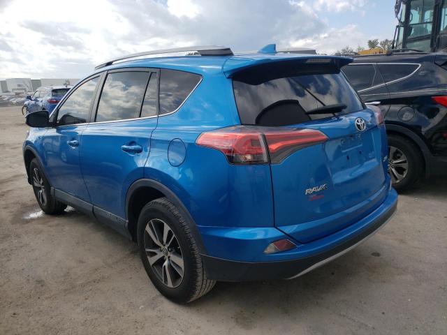 2T3WFREV1JW416783 - 2018 TOYOTA RAV4 ADVEN BLUE photo 3