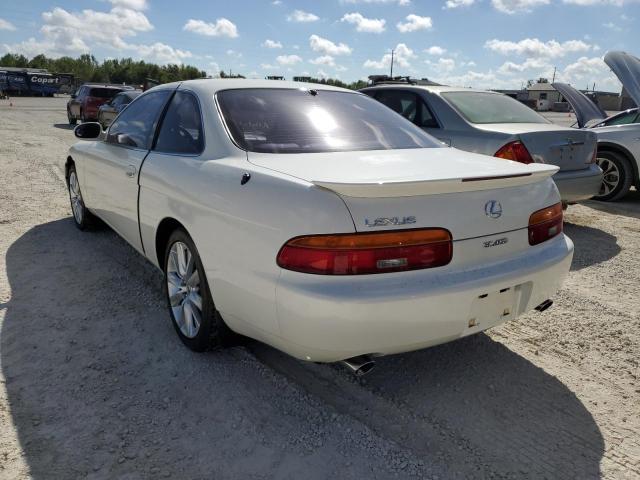 JT8UZ30C5P0027853 - 1993 LEXUS SC 400 WHITE photo 3