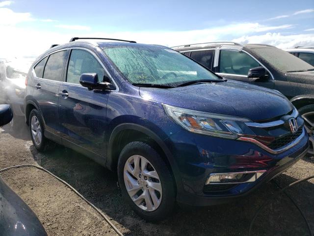 2HKRM3H76FH512808 - 2015 HONDA CR-V EXL BLUE photo 1