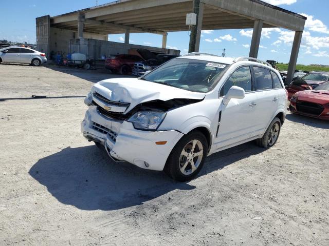 3GNAL3EK4DS540089 - 2013 CHEVROLET CAPTIVA LT WHITE photo 2