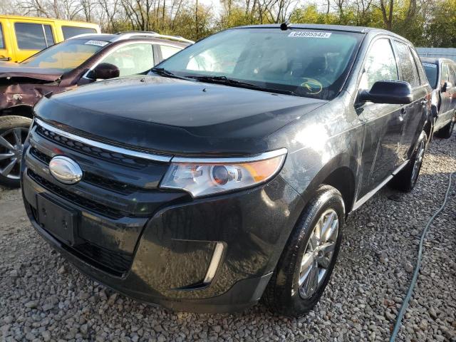 2FMDK4JC6CBA94623 - 2012 FORD EDGE SEL BLACK photo 2