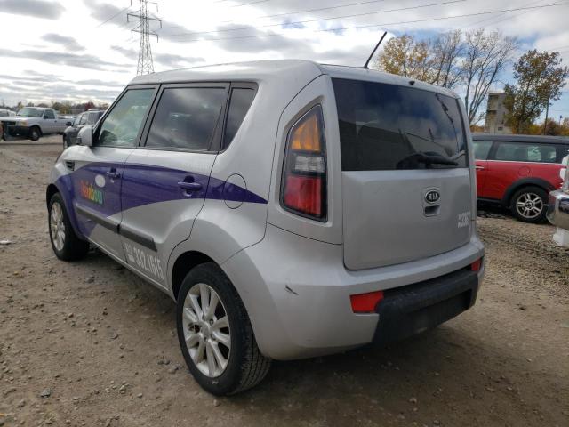 KNDJT2A28B7297472 - 2011 KIA SOUL SILVER photo 3