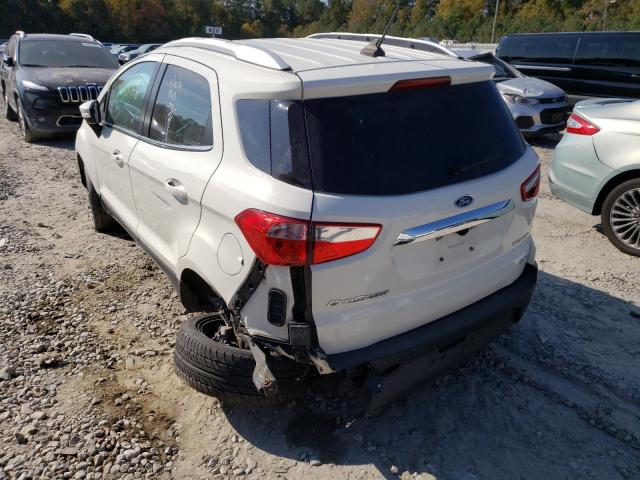 MAJ6S3KL4LC327975 - 2020 FORD ECOSPORT T WHITE photo 3