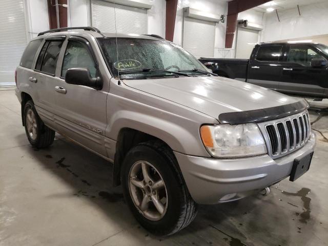 1J8GW68J22C172070 - 2002 JEEP GRAND CHER GRAY photo 1