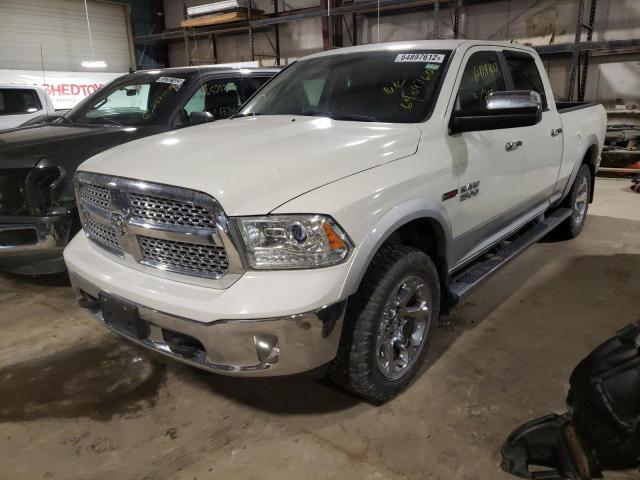 1C6RR7VM8GS382124 - 2016 RAM 1500 LARAM WHITE photo 2