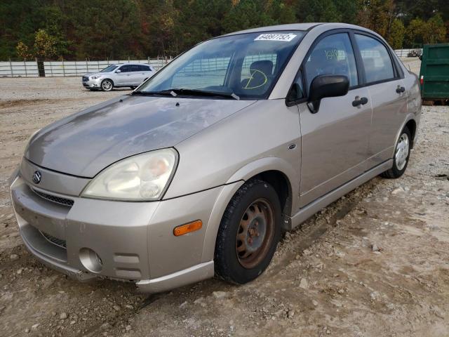 JS2RA61S445202460 - 2004 SUZUKI AERIO S BEIGE photo 2