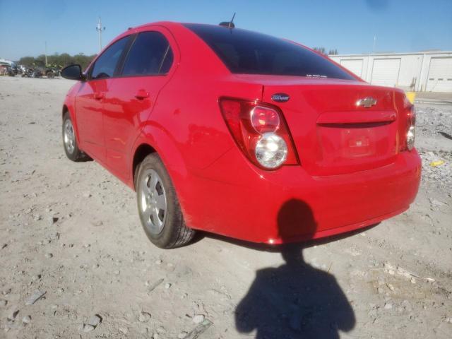 1G1JA5SH8F4151034 - 2015 CHEVROLET SONIC LS RED photo 3