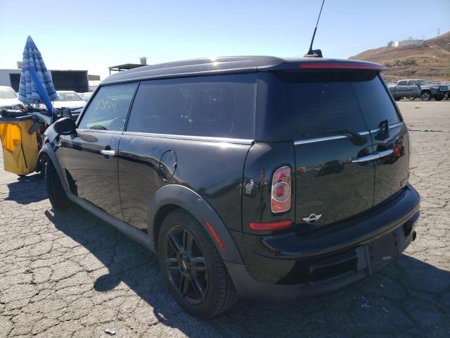 WMWZF3C52CT488947 - 2012 MINI COOPER CLU BLACK photo 3