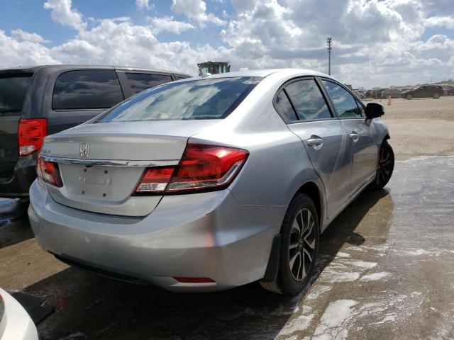 2HGFB2F98DH524974 - 2013 HONDA CIVIC EXL فضي صورة 4