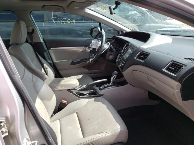 2HGFB2F98DH524974 - 2013 HONDA CIVIC EXL فضي صورة 5