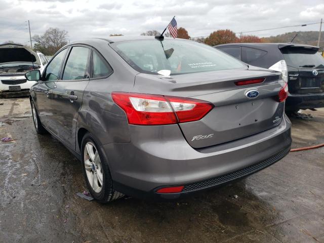 1FADP3F25EL447748 - 2014 FORD FOCUS SE GRAY photo 3