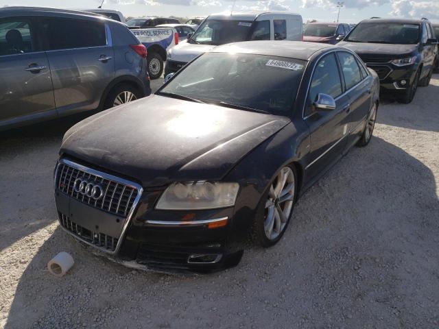 WAUPN94E68N006746 - 2008 AUDI S8 QUATTRO BLACK photo 2