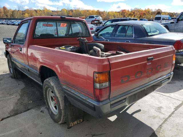 JB7FM54E3HP118760 - 1987 DODGE RAM 50 SPO RED photo 3