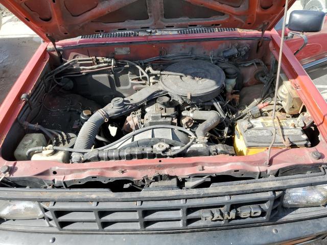 JB7FM54E3HP118760 - 1987 DODGE RAM 50 SPO RED photo 7