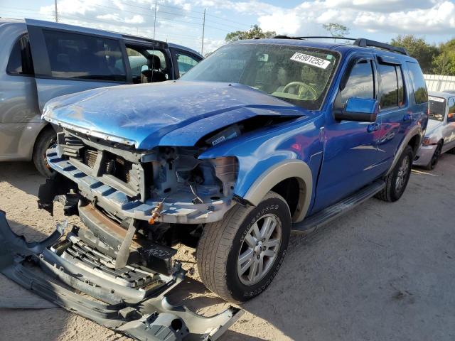 1FMEU6EE0AUA73344 - 2010 FORD EXPLORER E BLUE photo 2