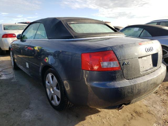 WAUDT48H66K006552 - 2006 AUDI A4 QUATTRO GRAY photo 3