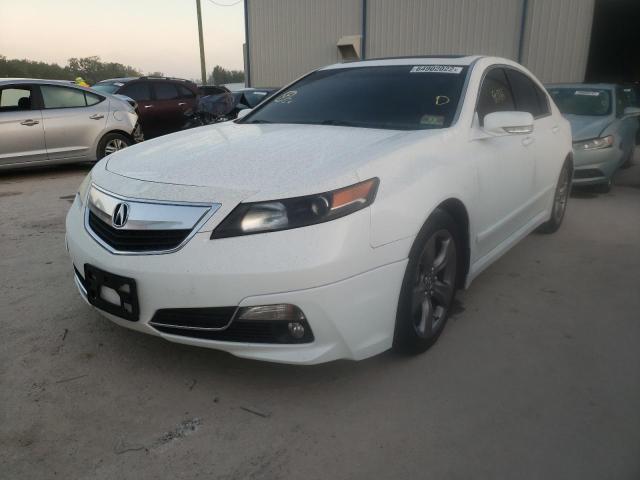 19UUA8F54DA006515 - 2013 ACURA TL TECH WHITE photo 2