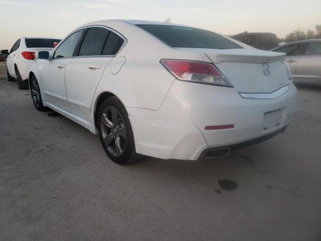 19UUA8F54DA006515 - 2013 ACURA TL TECH WHITE photo 3