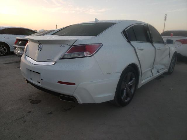 19UUA8F54DA006515 - 2013 ACURA TL TECH WHITE photo 4