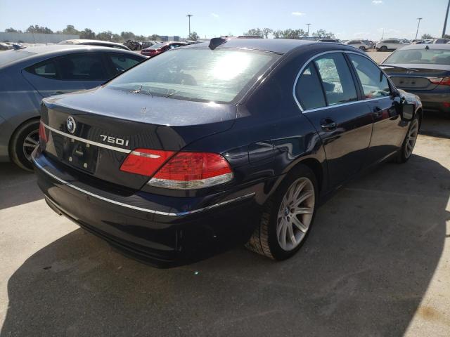 WBAHL83586DT06281 - 2006 BMW 750 I BLUE photo 4