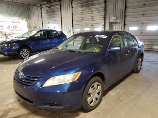 4T1BE46KX7U156281 - 2007 TOYOTA CAMRY CE BLUE photo 2