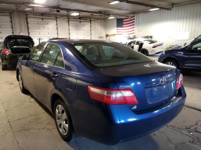 4T1BE46KX7U156281 - 2007 TOYOTA CAMRY CE BLUE photo 3