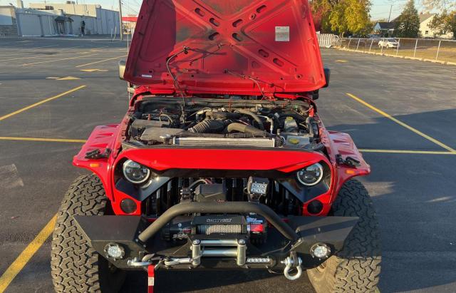 1J4GA39127L139994 - 2007 JEEP WRANGLER X RED photo 7