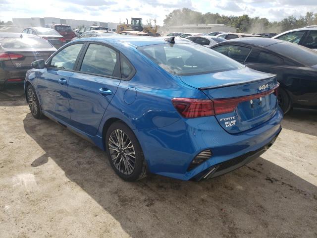 3KPF54AD8PE517083 - 2023 KIA FORTE GT L BLUE photo 3