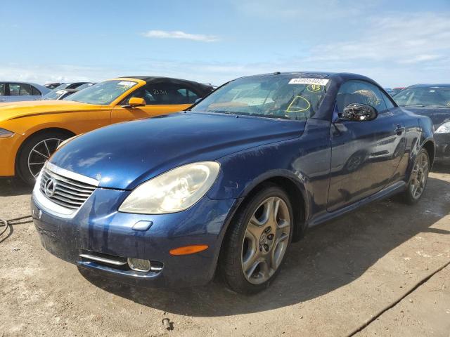 JTHFN48Y669004585 - 2006 LEXUS SC 430 BLUE photo 2