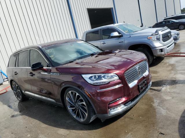 5LM5J7XC3LGL25029 - 2020 LINCOLN AVIATOR RE 勃艮第红 照片 1