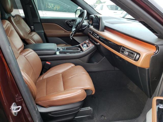 5LM5J7XC3LGL25029 - 2020 LINCOLN AVIATOR RE 勃艮第红 照片 5