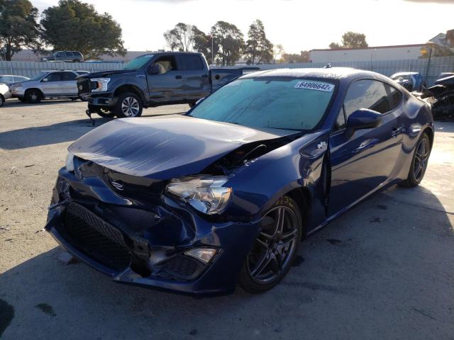 JF1ZNAA12D2716680 - 2013 TOYOTA SCION FR-S BLUE photo 2