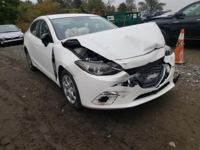 JM1BM1T75E1134757 - 2014 MAZDA 3 SV WHITE photo 1