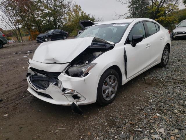 JM1BM1T75E1134757 - 2014 MAZDA 3 SV WHITE photo 2